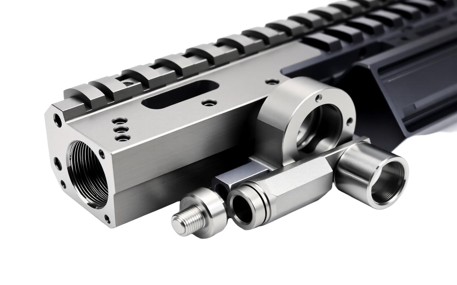Precision machined defense components produced by Northline Precision Works
